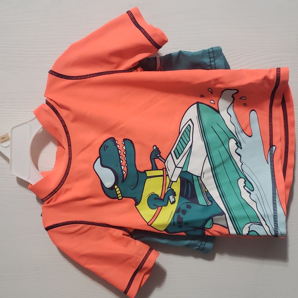 Toddler boys swim